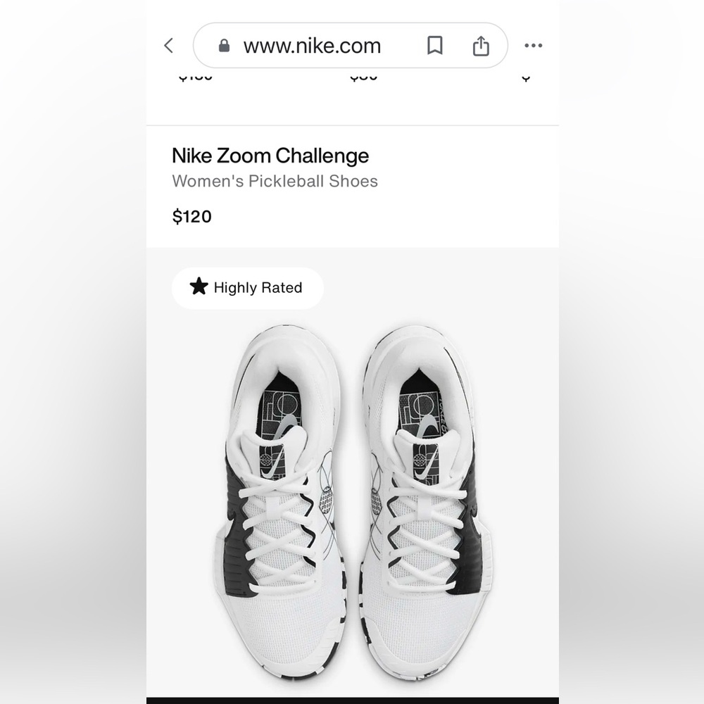 Nike zoom challenge pickleball shoes - women size 8 EUC- like new